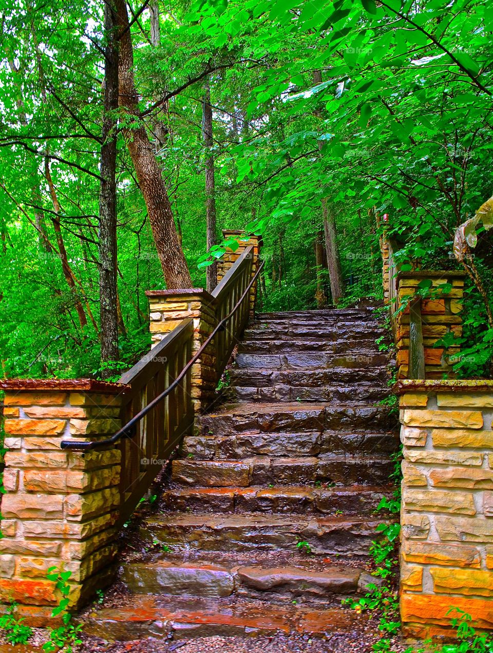 Wet stairs