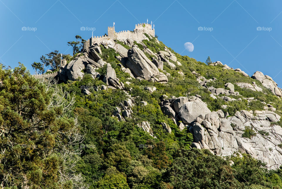 Castelo dos Mouros, Sintra, Portugal.