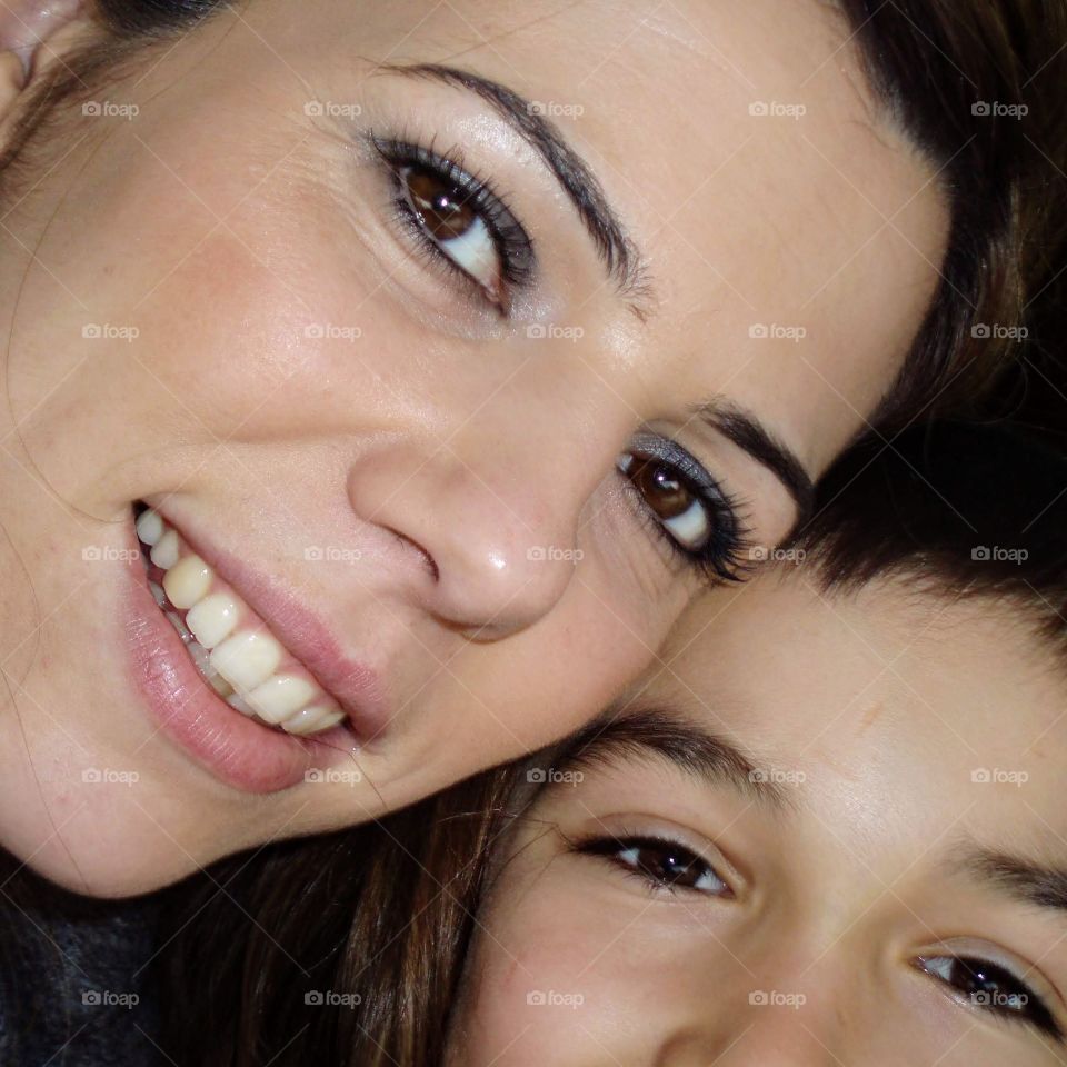 Beautiful selfie moment