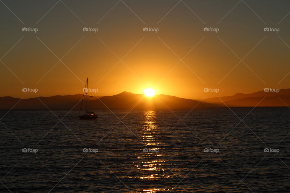 Sunset, Water, Dawn, Sea, Ocean