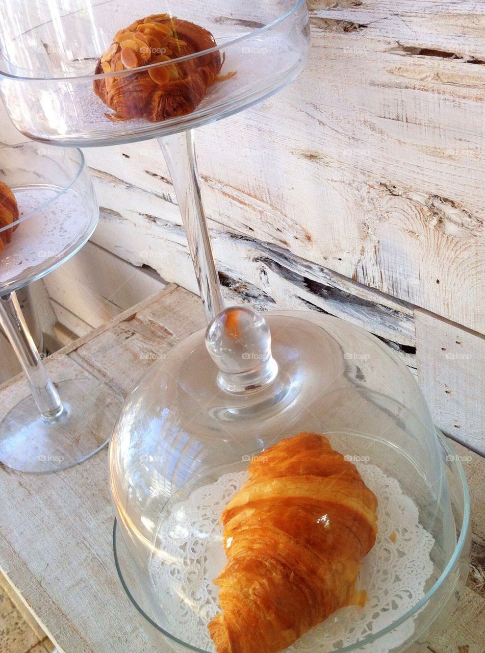 Breakfast croissants