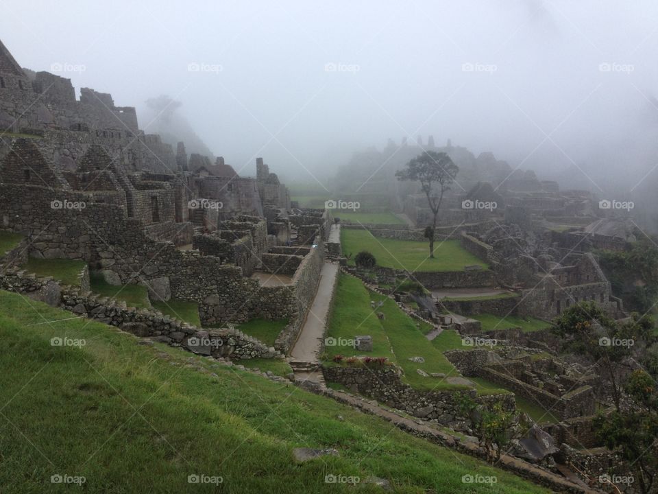 Machu Picchu - misty day 