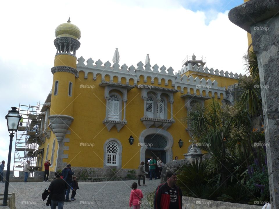 Sintra. Yellow Castle 