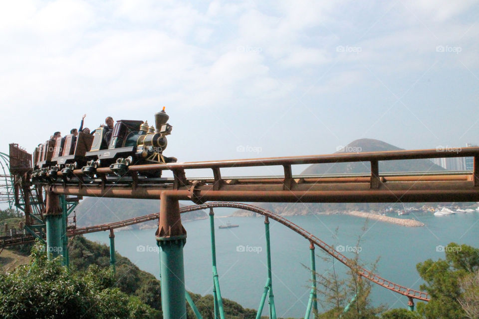 Rollercoaster runaway train