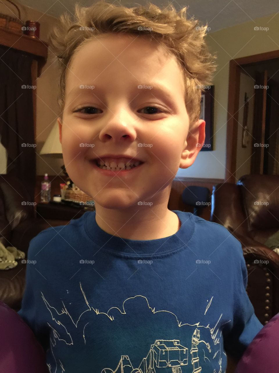 Portrait of a cute little boy