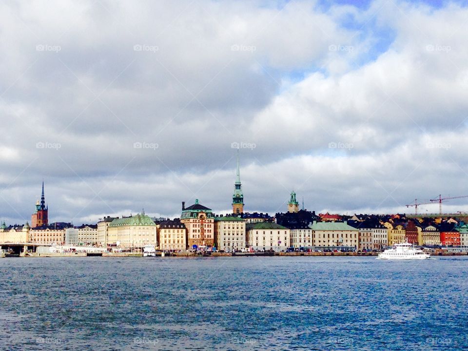 Stockholm city. Stockholm city landmark 