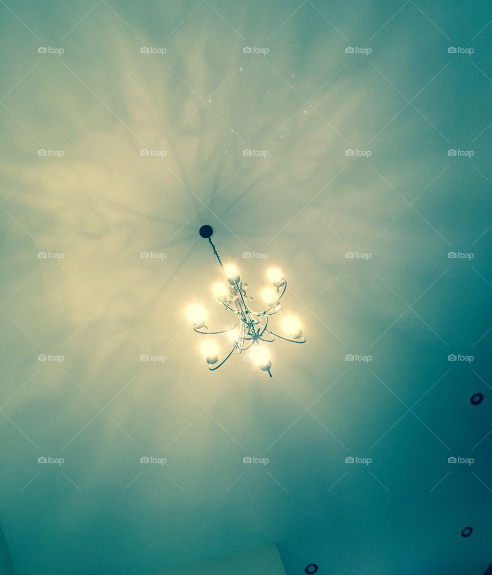 Took a picture of my chandelier 