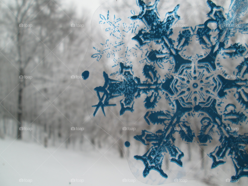 snow winter window snowflake by ashley77