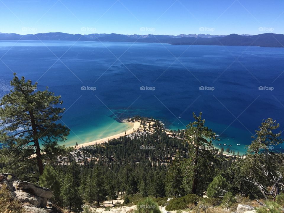 Flume trail Lake Tahoe 