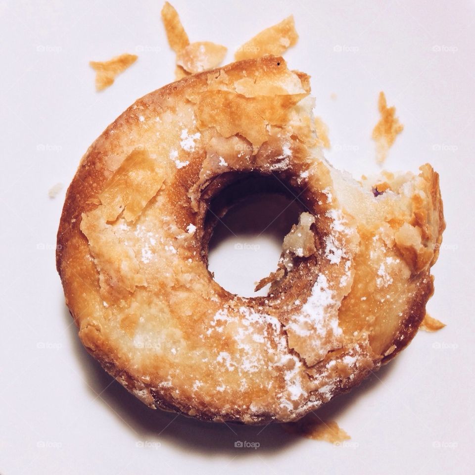 Close-up of a donut