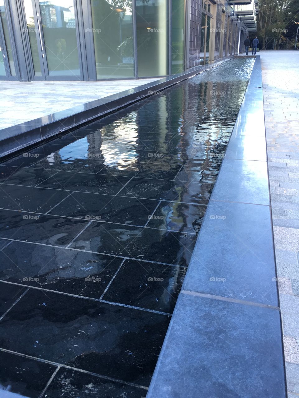 Public water feature in Surrey Quays