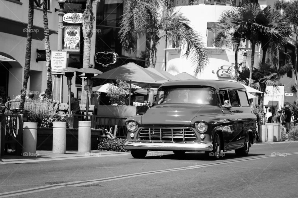 Classic Car during California Street Show