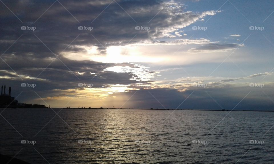 Such beautiful sunsets off the water. I'm in heaven!