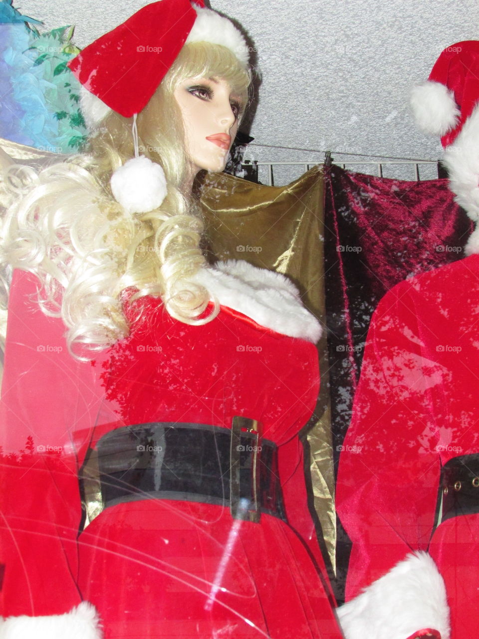 Christmas mannequin