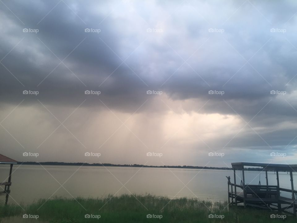 Storm over Lake Dora, Florida