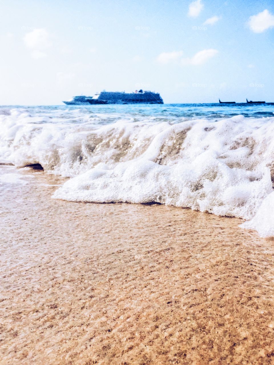 Sand, Beach, Seashore, Sea, Water