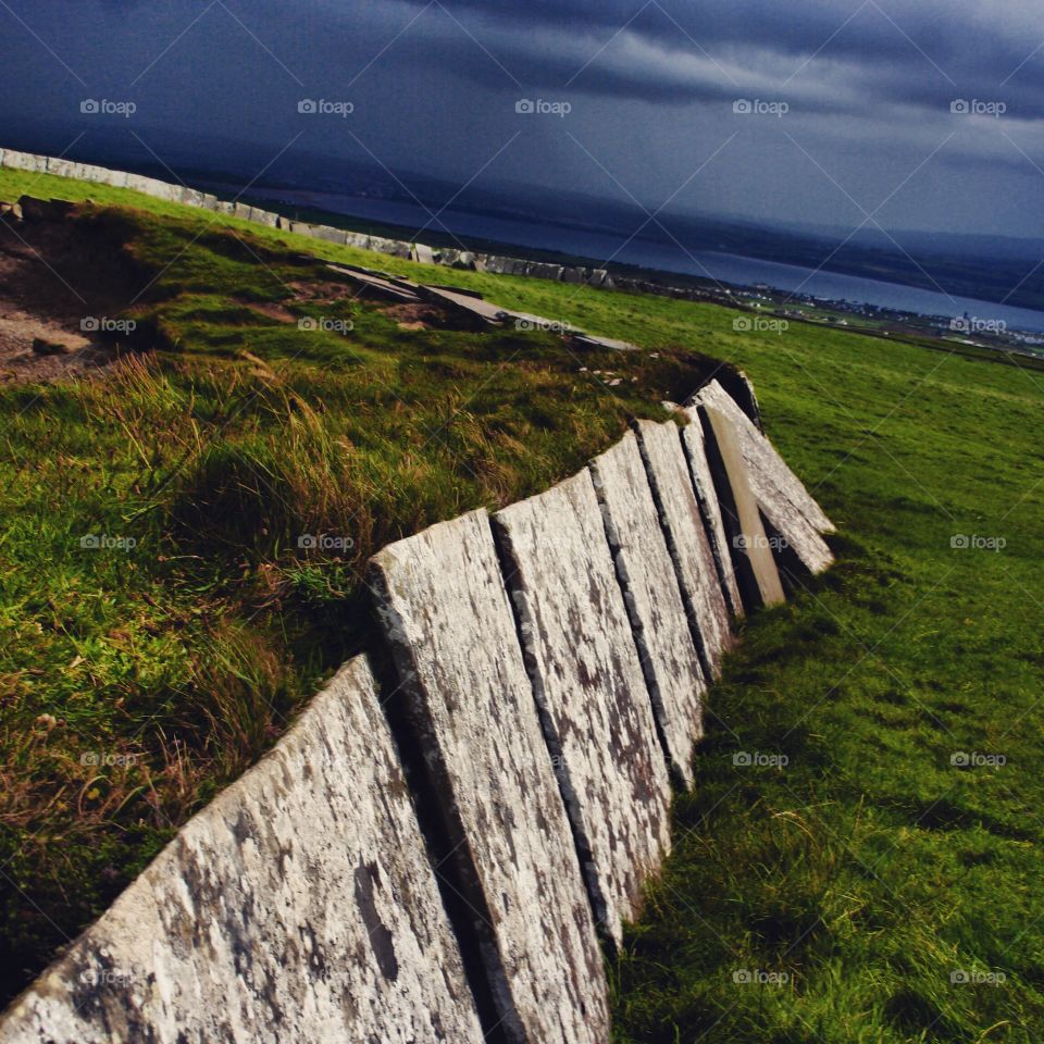 Thunderstorm on the countryside 