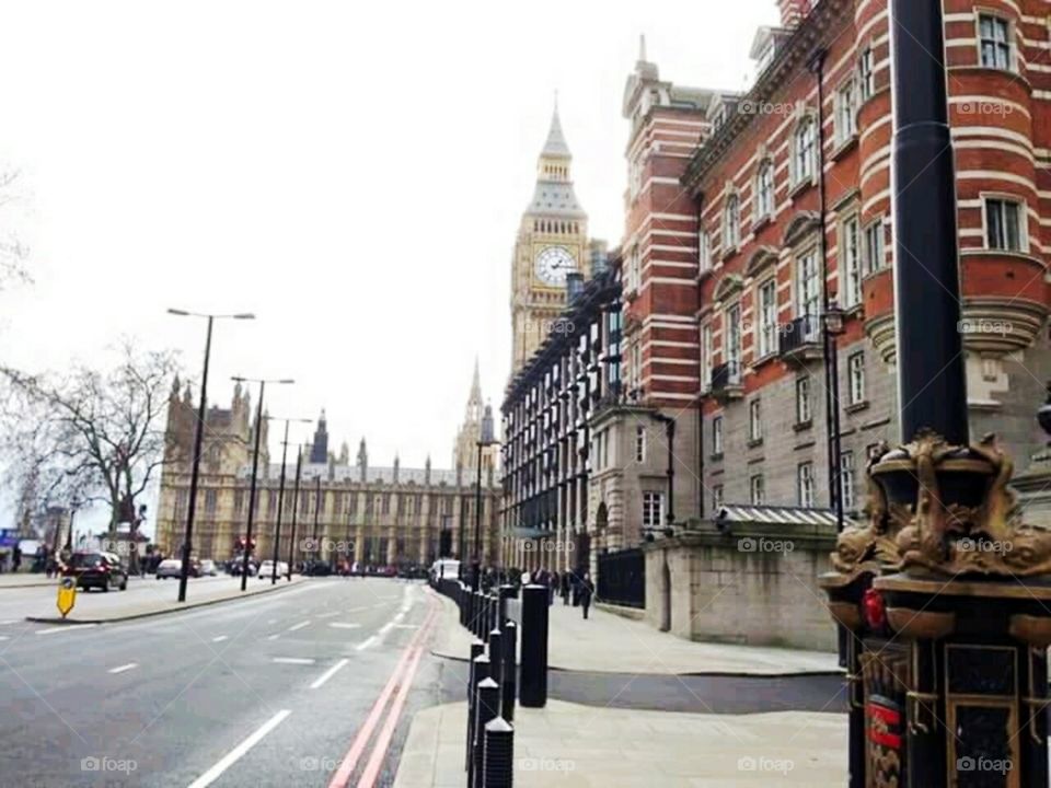 Street view in London