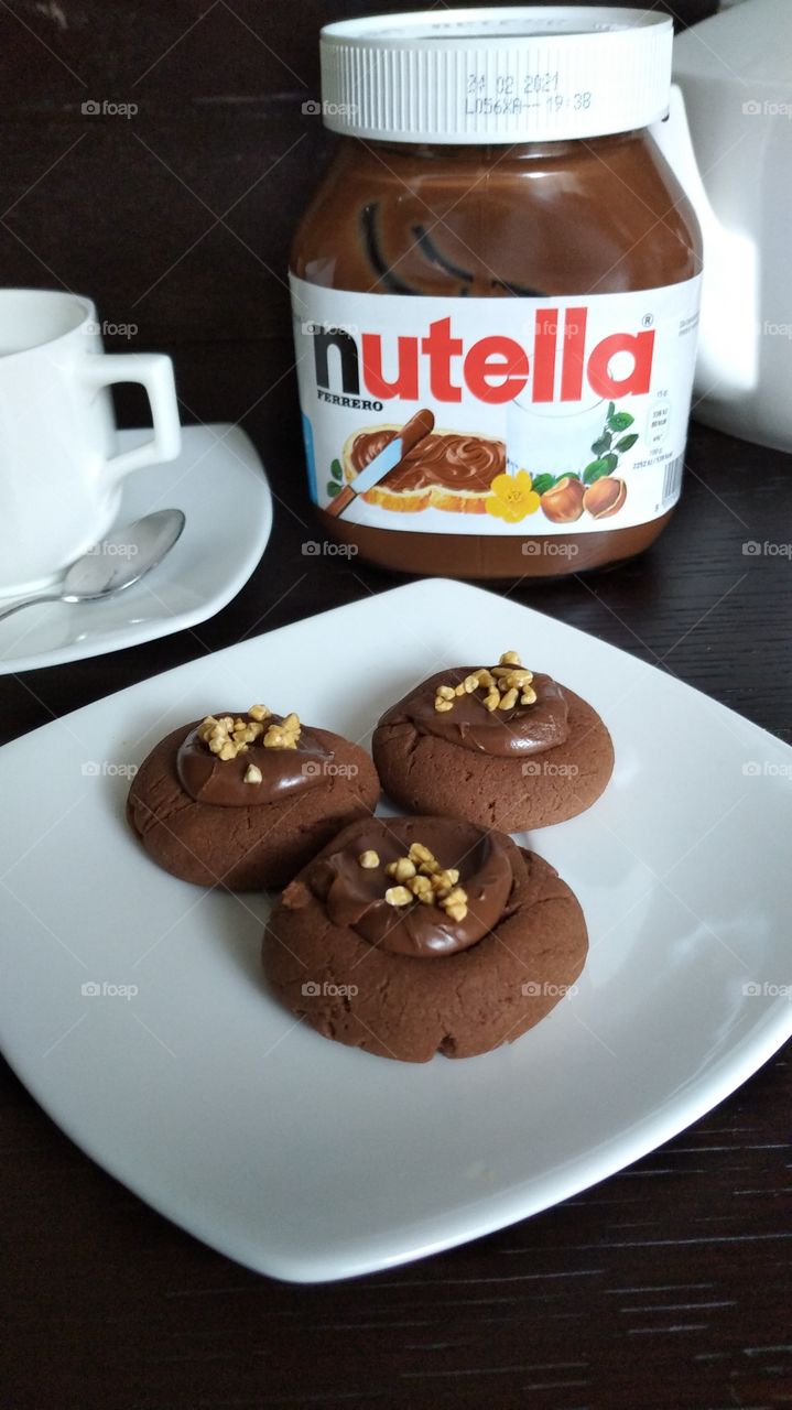 chocolate nutella biscuit: nutellotti