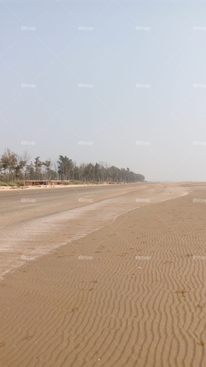 Beach of Digha, one of the small sea shore of West Bengal, India