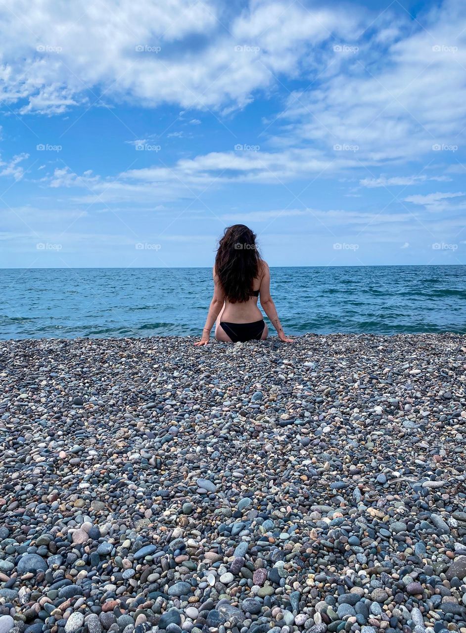 Girl on the beach