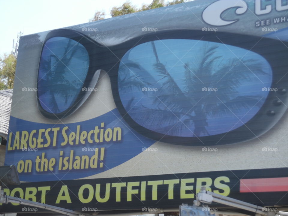 largest sunglasses π. This is a picture I took of a billboard while visiting the Gulf of Mexico near port Aransas Texas. π£ πΆ π π₯ π¨