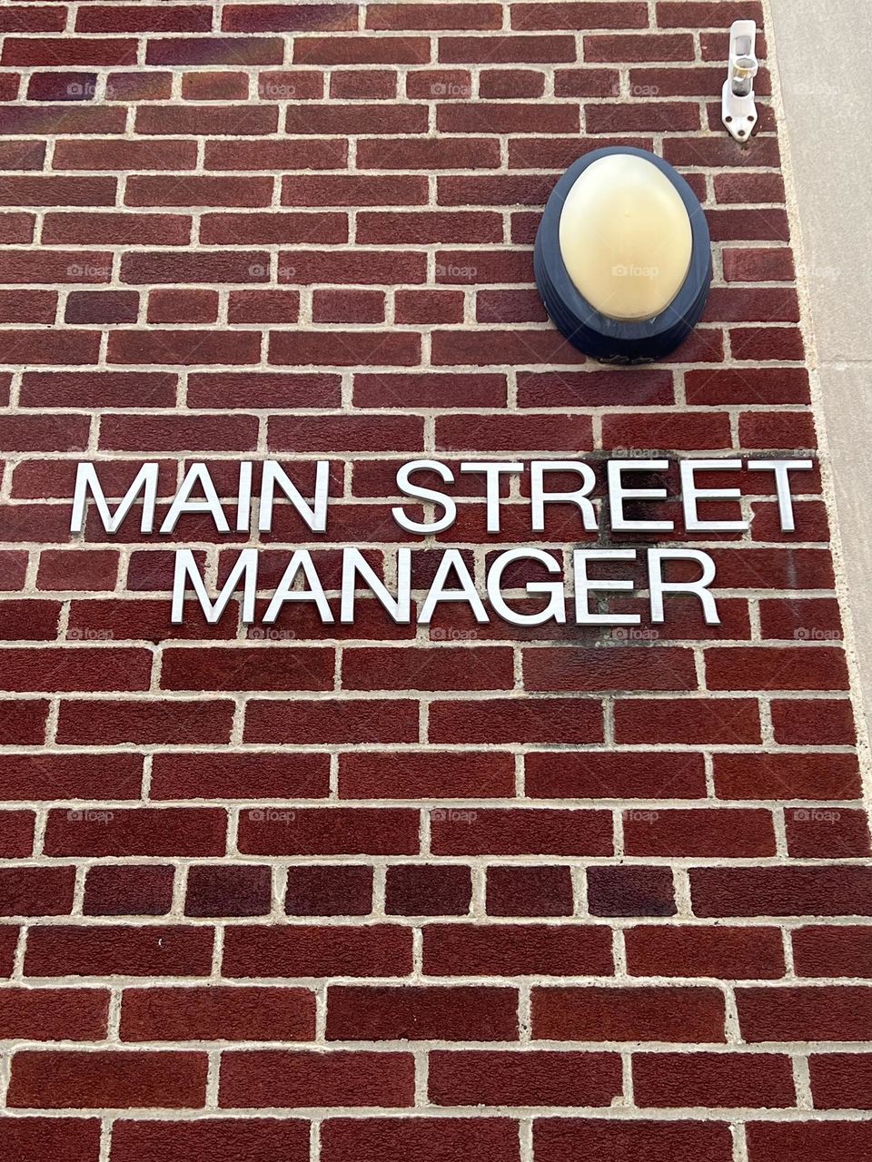 Main Street manager 