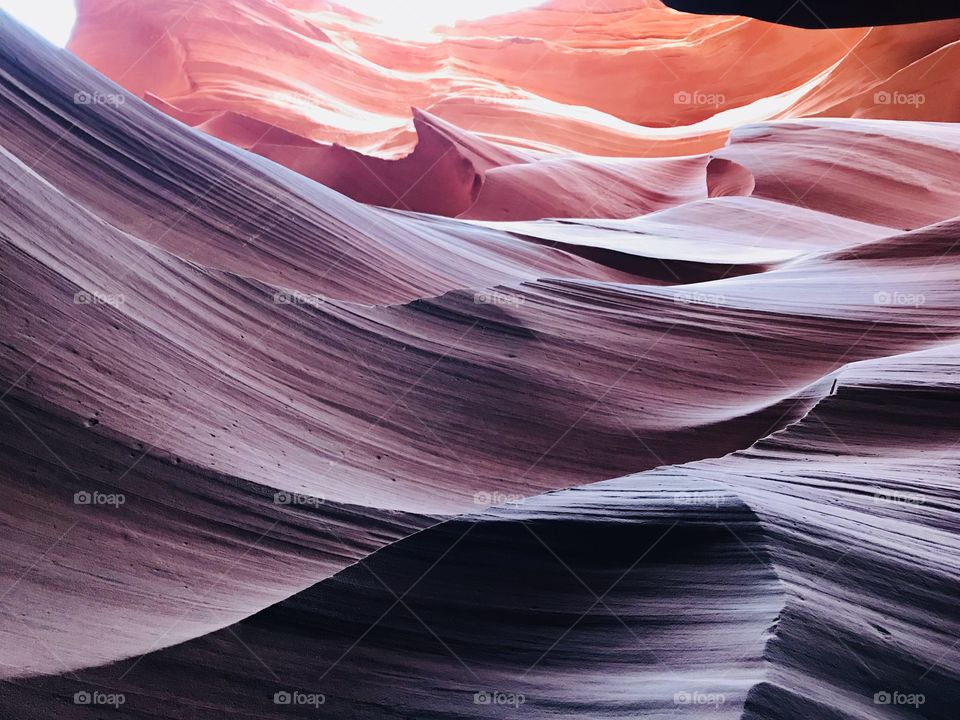 Antelope Canyon sand dunes view
