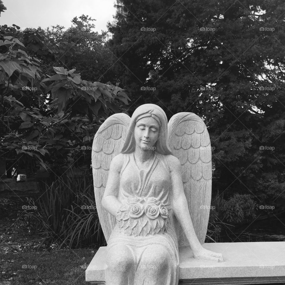 Weeping Angel. Metairie Cemetery 