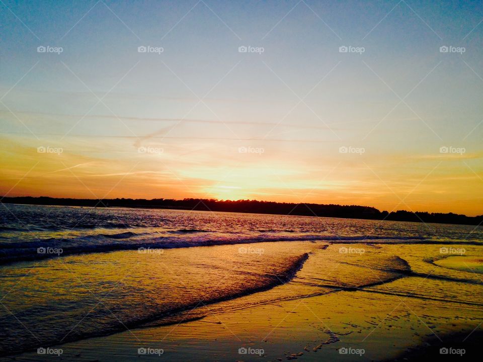 Beautiful Sunset. North Carolina beach trip