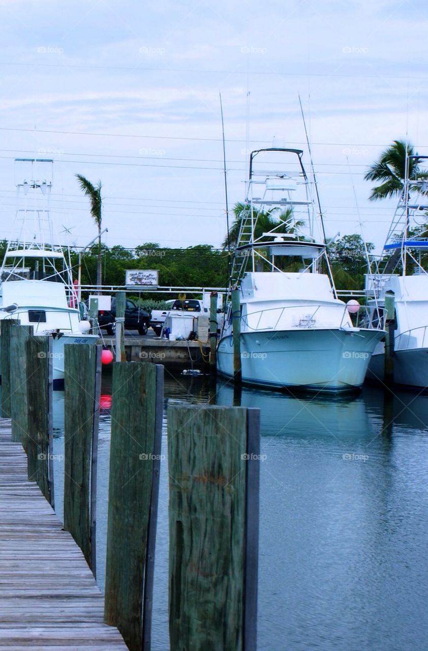 Boats in in Harbour    