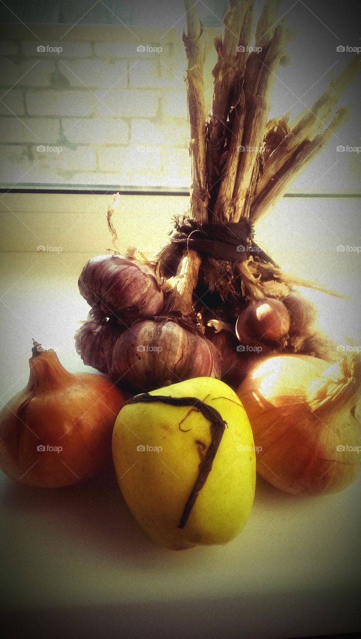Apple#garlic#onions
