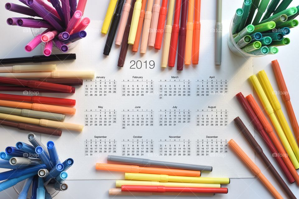 2019 calendar 