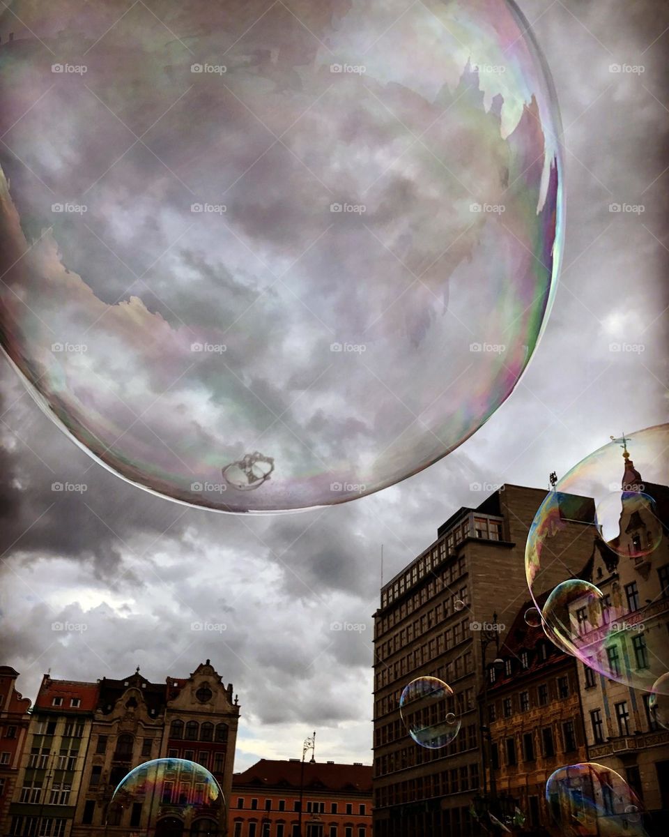 soap bubbles