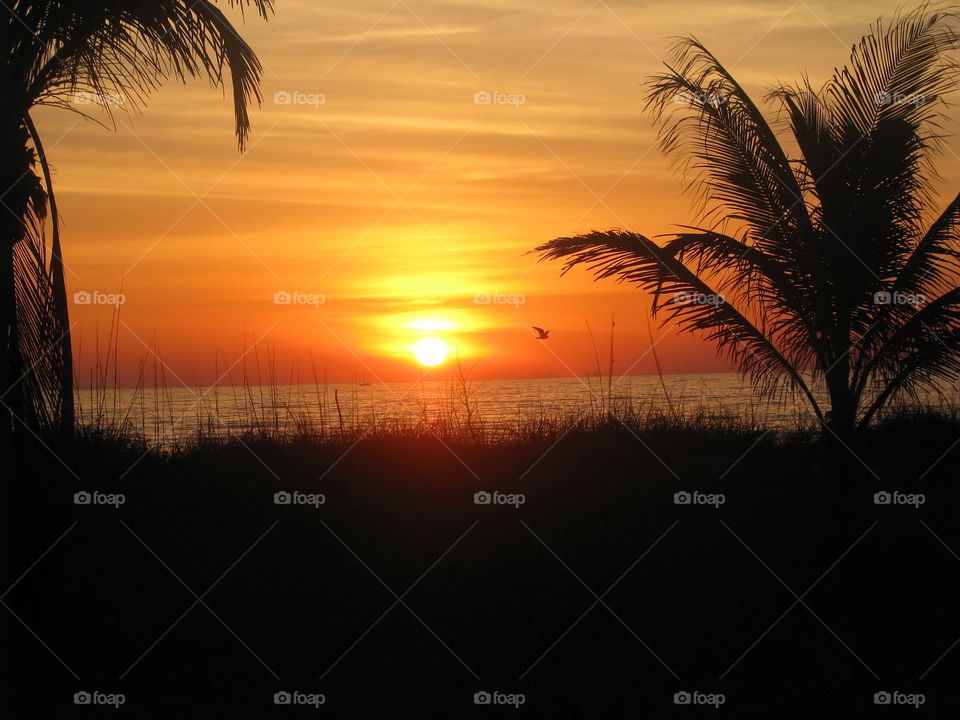 Sunrise at Cocoa Beach, Florida