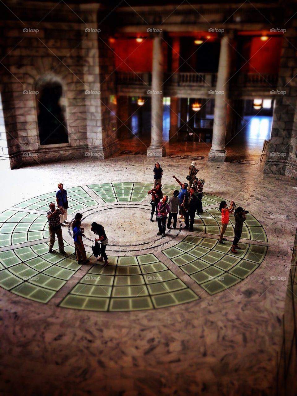 Visitors at the Capitol