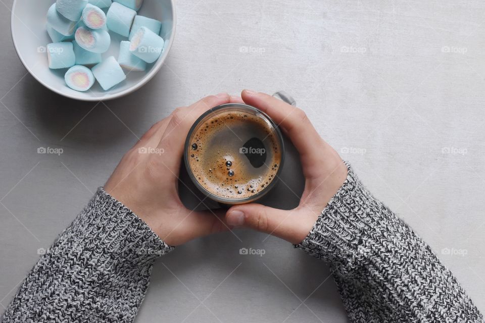 Hot coffee 