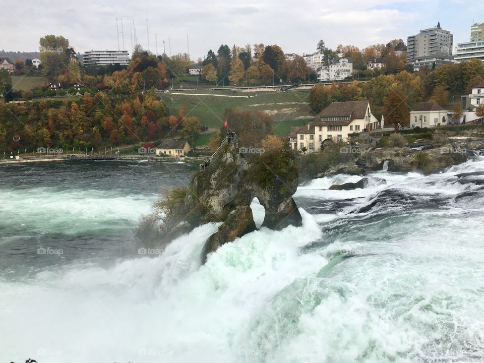 Rheinfall waterfall 