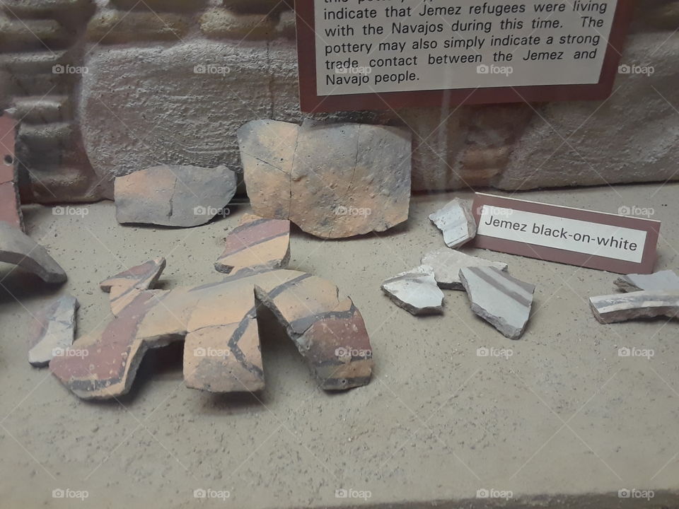 Ancient Pottery, Salmon Ruins, NM
