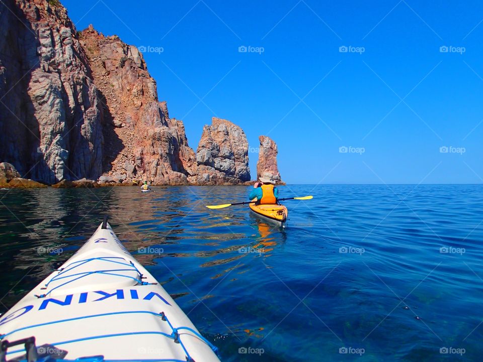 Sea kayaking in Mexico