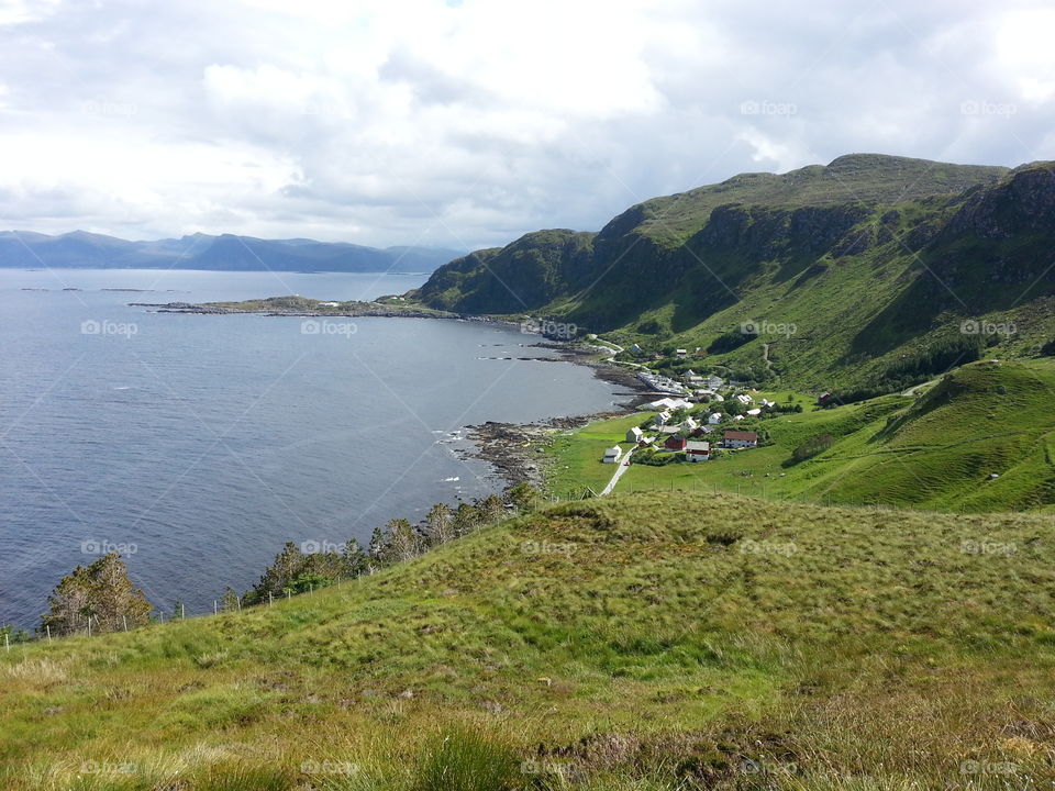 Summer vacation in Norway Runde island.