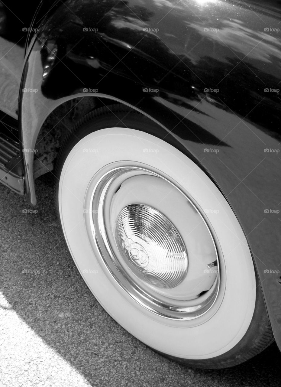 Whitewall Tire on 1939 Dodge