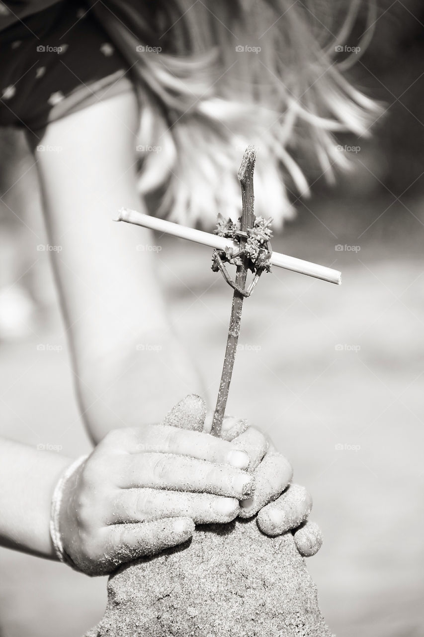 beach girl young nature by sethson