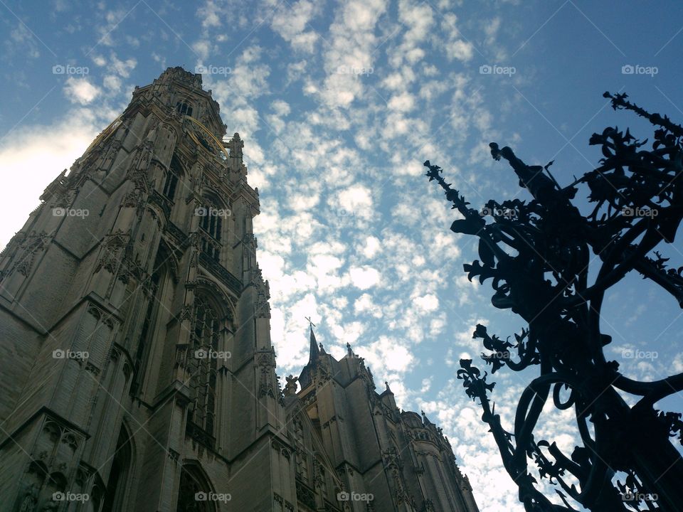 Onze Lieve Vrouwe Kathedraal. Cathedral in Antwerp