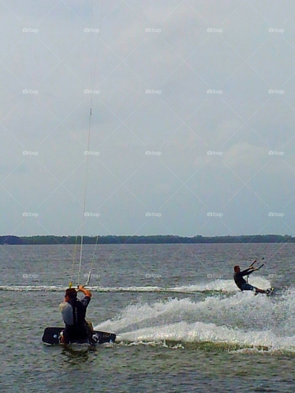 Kite boarders