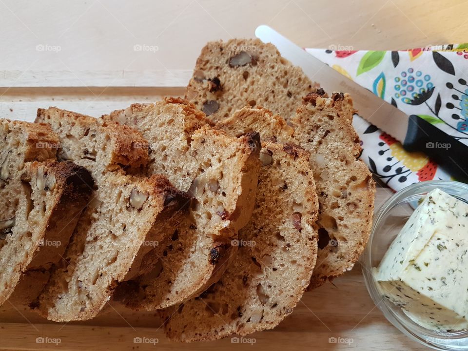 bread  with hazelnuts