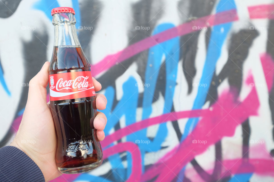 Coca Cola graffiti