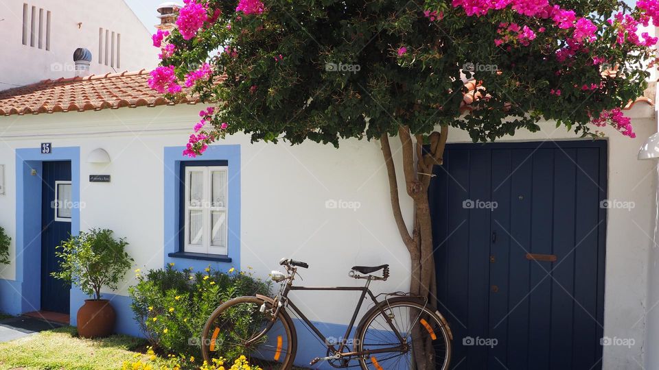 a bike in Alentejo