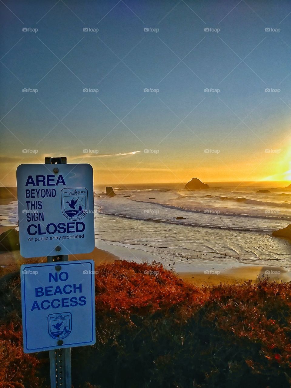 Beach No Access
