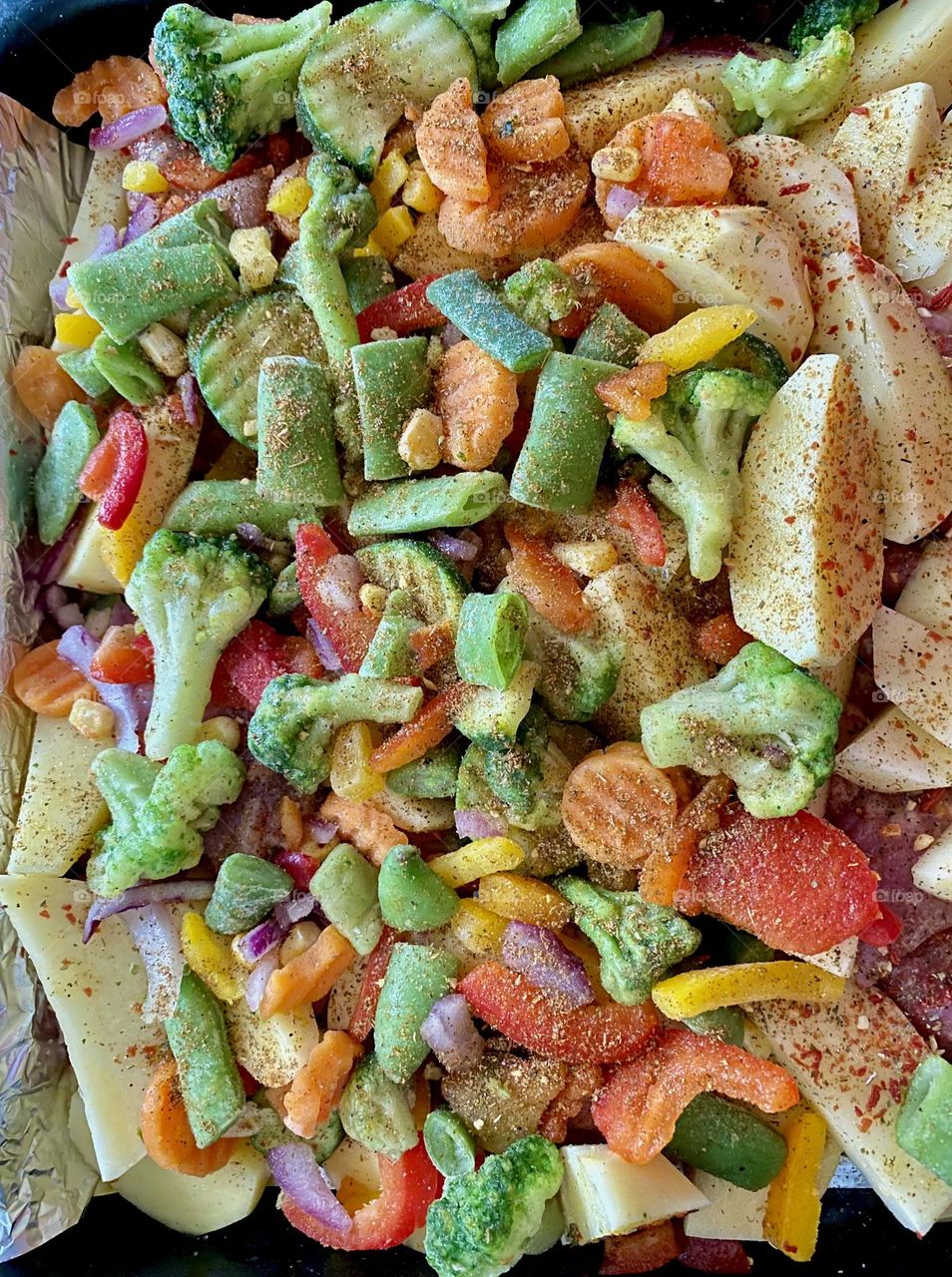 Healthy nutrition is very important for the human body! I love delicious and healthy food, one of my favorite dishes is baked vegetables with chicken, it's so tasty and healthy